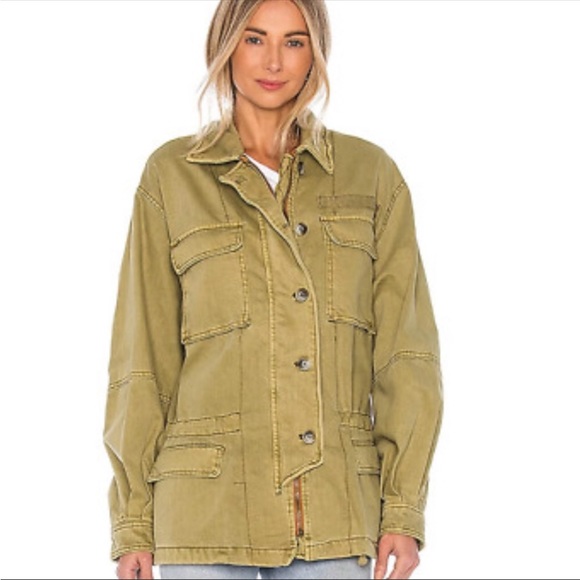 Free People Jackets & Blazers - 🏅Host Pick!🎗Free People! Seize the Day Military Jack in Army Green NWT!